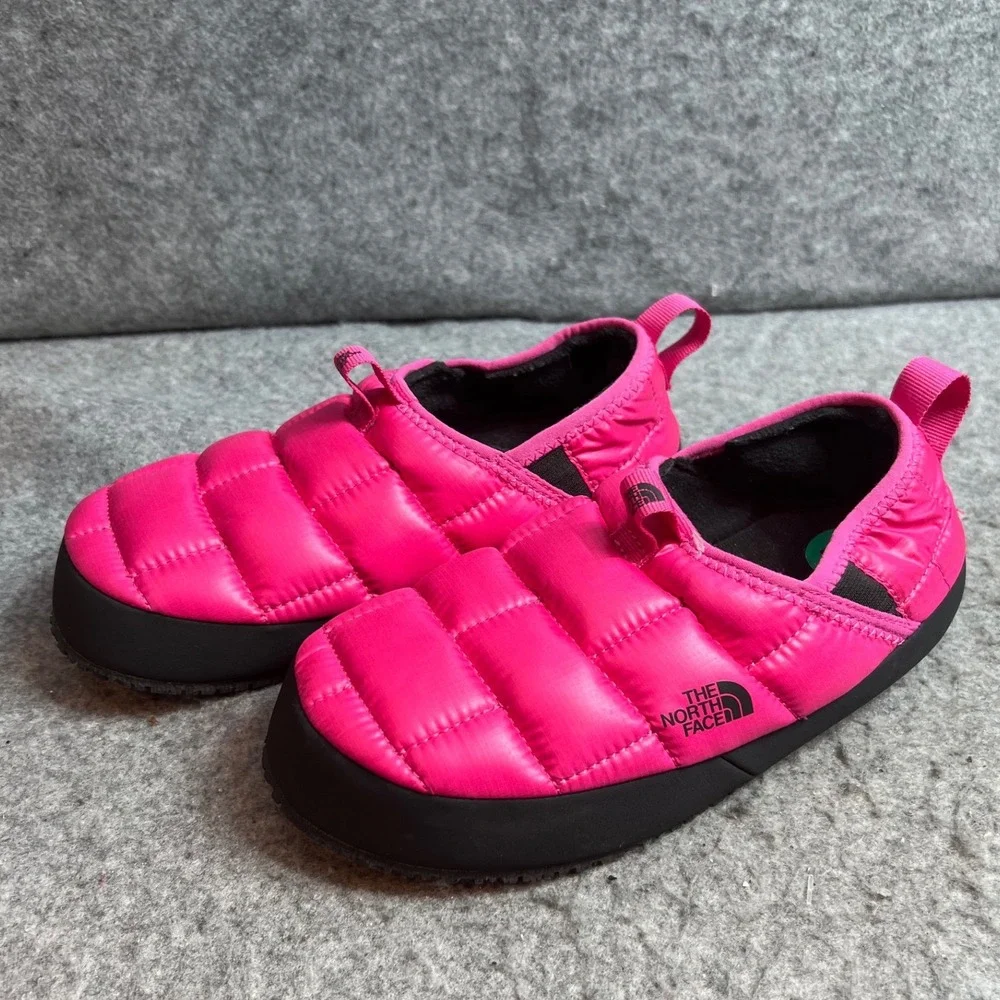 The North Face Kids Thermoball Traction Mule Slippers Pink Size 4 Big Kids